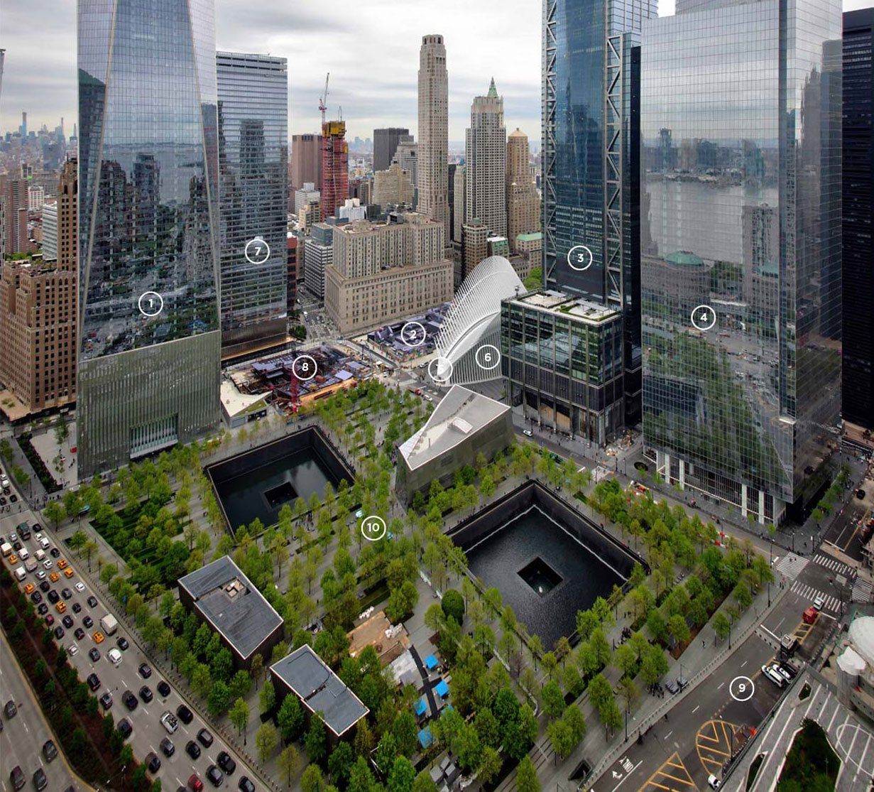 One World Trade Center: as seen from around New York City, Cities